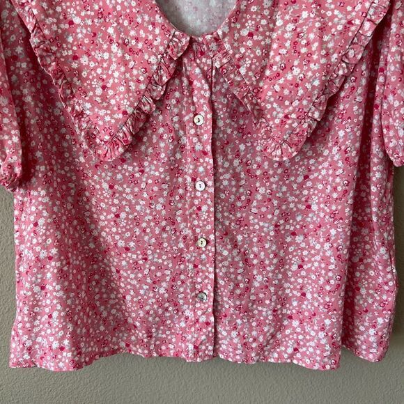 WAYF Amie Button Up Blouse - Picture 10 of 14
